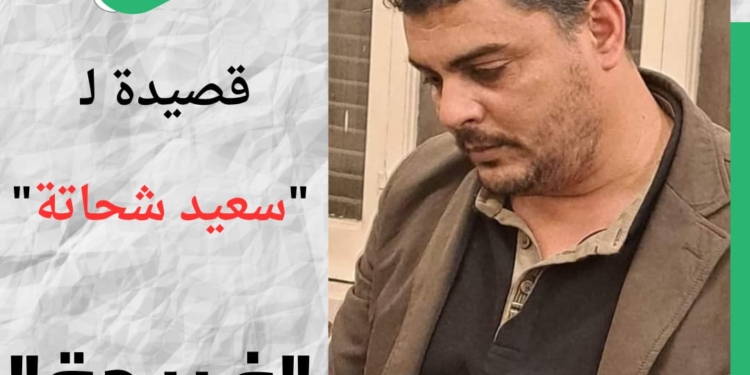 الشاعر سعيد شحاتة