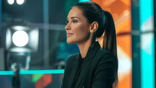مذيعة بالذكاء الاصطناعي