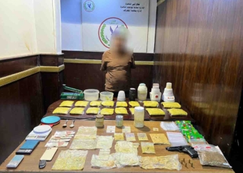 المتهم والمضبوطات
