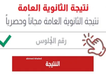 نتيجة الثانوية العامة