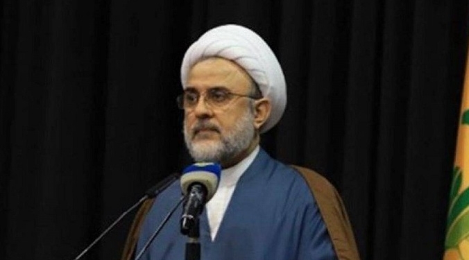 نبيل قاووق نائب رئيس المجلس التنفيذي لميليشيا حزب الله الإيرانية