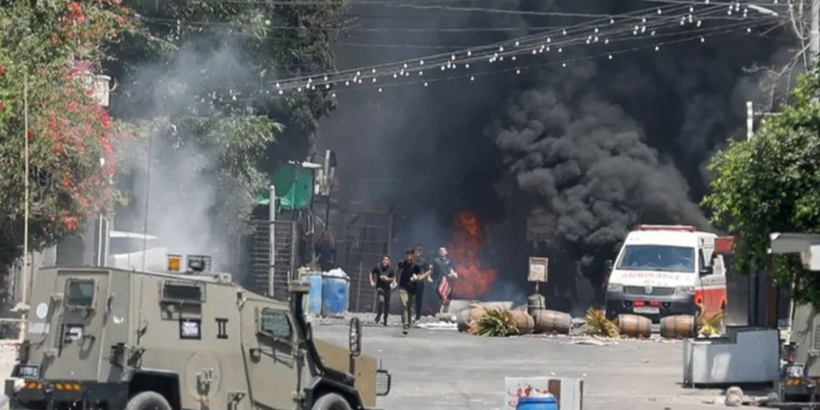قصف الاحتلال الإسرائيلي على الأراضي الفلسطينية