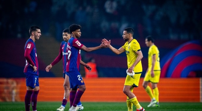 بث مباشر لمباراة برشلونة وفياريال في الدوري الإسباني