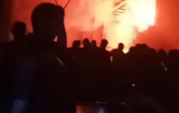 حريق مطرانية بني سويف