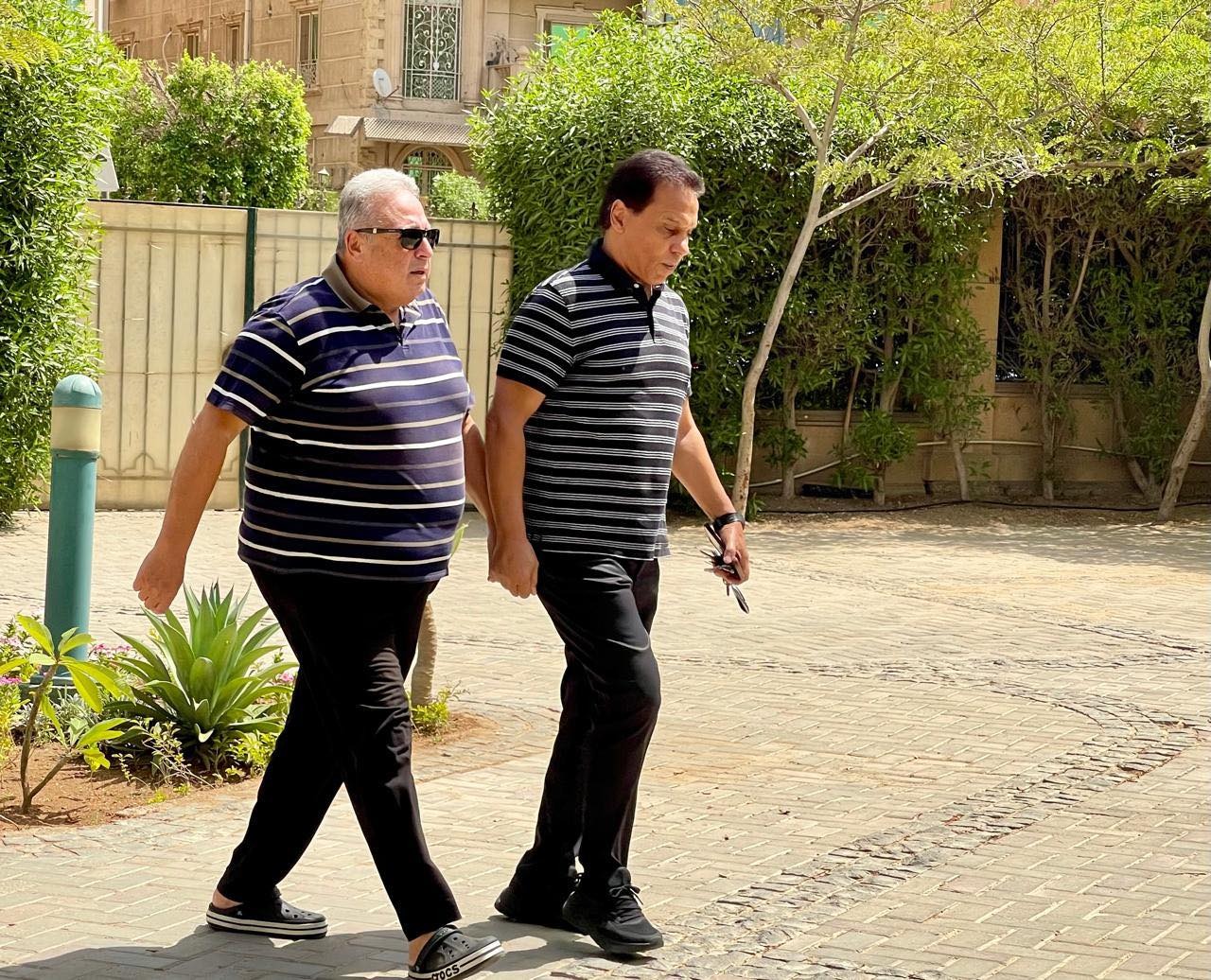 حضور حسام البدري جنازة إيهاب جلال