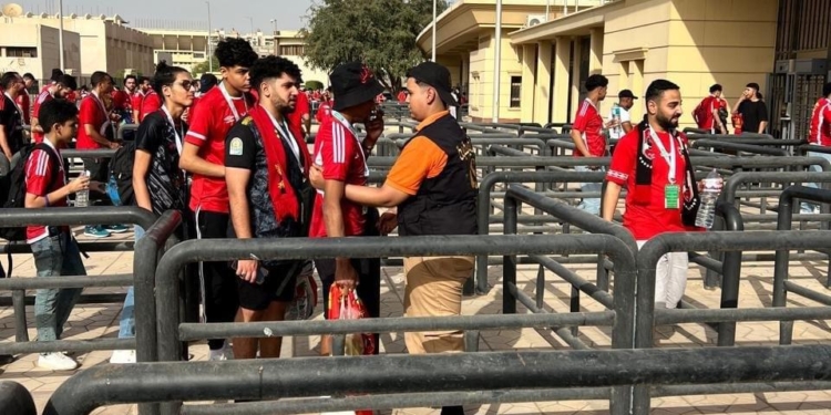 تأمين مباراة الأهلي والعين الأماراتي