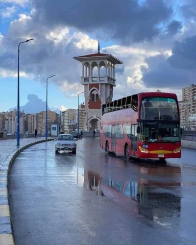 مواعيد سقوط الأمطار في إسكندرية
