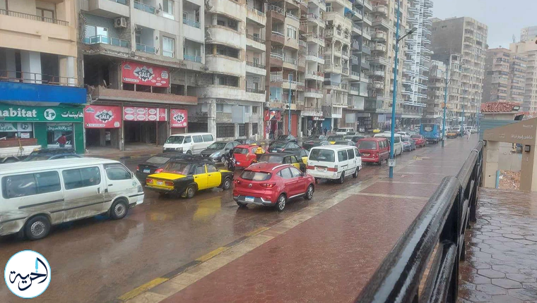 تأثير نوة باقي المكنسة على الإسكندرية