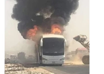 حريق أتوبيس.. صورة أرشيفية