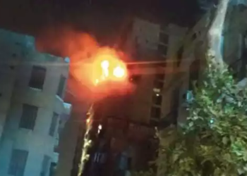 حريق شقة المنيل