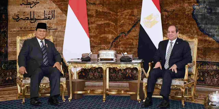 السيسي ونظيره الإندونيسي