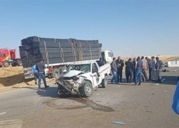 حادث انقلاب سيارة