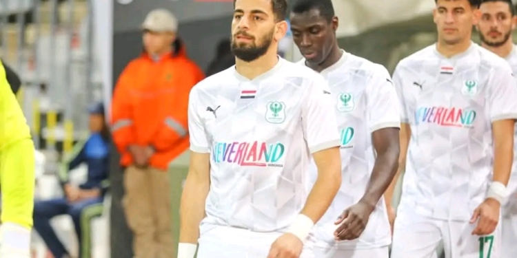 محمد الشامي لاعب نادي المصري