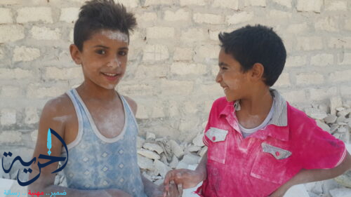 معاناة اطفال المحاجر 