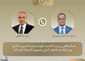 اتصال وزير الخارجية المصرى بوزير خارجية الصومال
