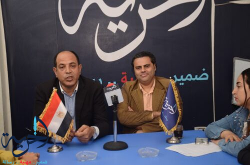 خالد حسين خلال حواره مع الحرية