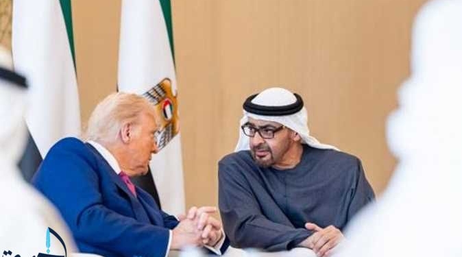 ترامب وبن زايد
