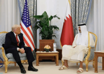 ترامب وأمير قطر
