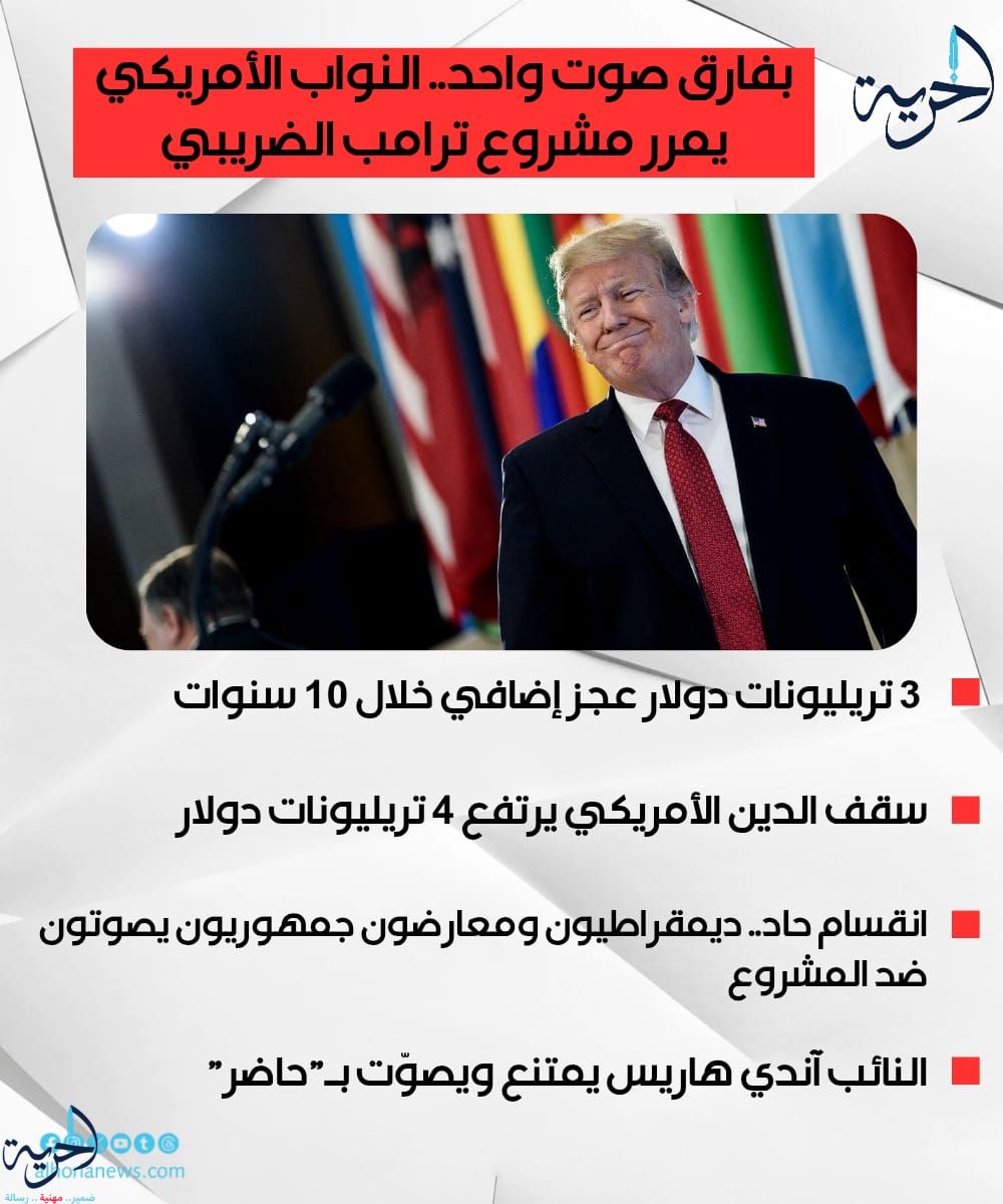 مشروع ترامب الضريبي