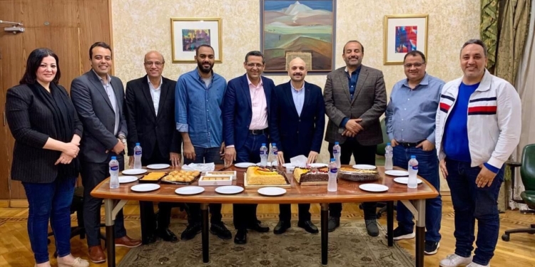 بعض أعضاء مجلس نقابة الصحفيين بتشكيله الجديد