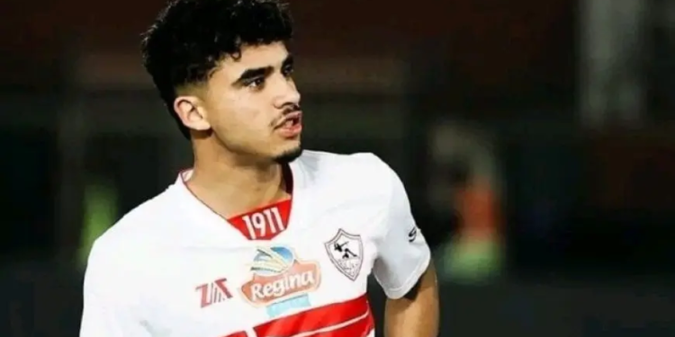 أحمد الجفالي لاعب نادي الزمالك