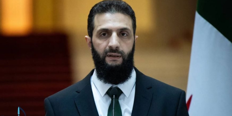 الرئيس السوري أحمد الشرع