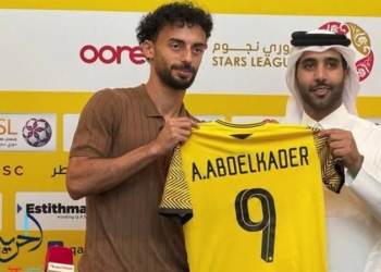 أحمد عبدالقادر لاعب قطر المعار من الأهلي
