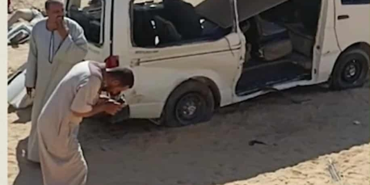 حادث صحراوي المنيا