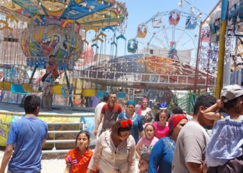 إحتفالات المواطنين بالعيد