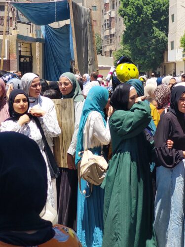 إحتفالات في نهاية إمتحانات الثانوية العامة
