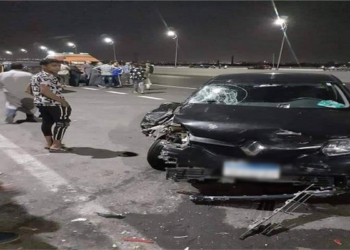 حادث تصادم سيارة ملاكي وميكروباص بدمياط الجديدة - أرشيفية