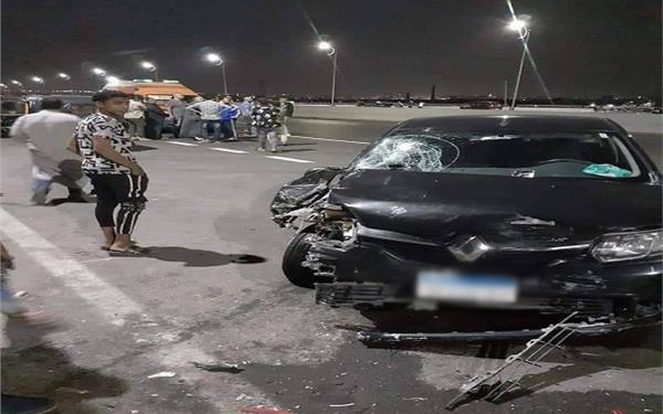 حادث تصادم سيارة ملاكي وميكروباص بدمياط الجديدة - أرشيفية