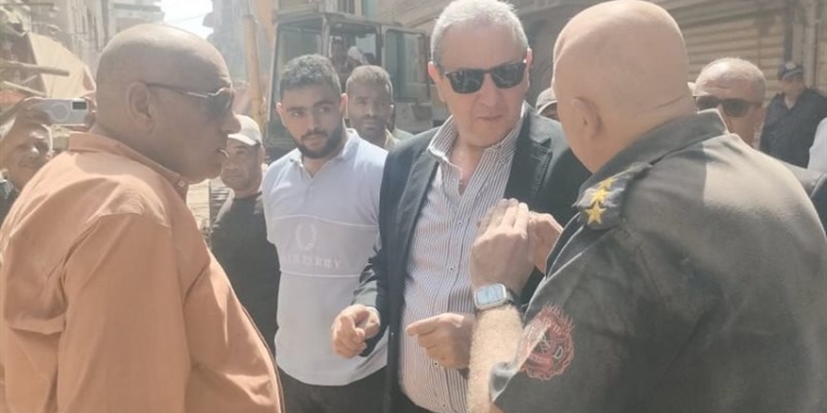 سقوط سقف منزل قديم في طنطا