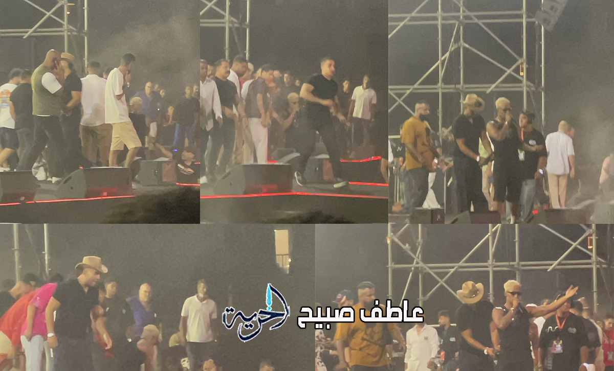 حريق حفل محمد رمضان بالساحل الشمالي