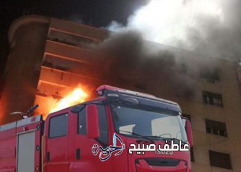 حريق شقة في الفيوم