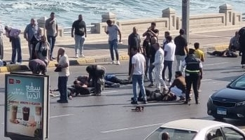 حادث كورنيش الشاطبي بالإسكندرية
