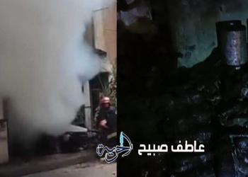 حريق مصنع أحذية بلاستيك في شبرا الخيمة
