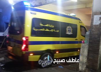 حادث انقلاب ميكروباص أعلى كوبري الجمسة في أسيوط