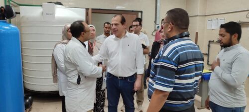 متابعة المنظومة الصحية بالمنيا