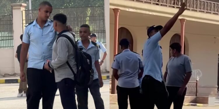 مشاهد طلاب العسكرية بالمدرسة السعيدية بالجيزة