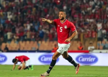 دفاع منتخب مصر أمام إثيوبيا