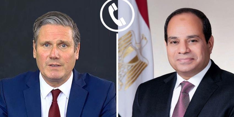 السيسي ورئيس وزراء بريطانيا