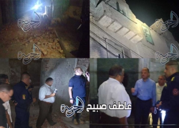انهيار شرفة منزل في الزقازيق