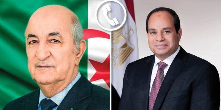 السيسي ونظيره الجزائري