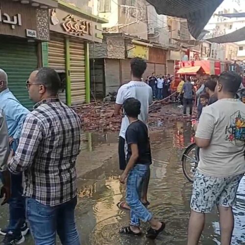 السيطرة على حريق بشارع الحسينى