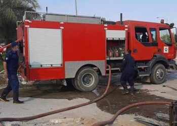 السيطرة حريق بمدرسة بالمنيا