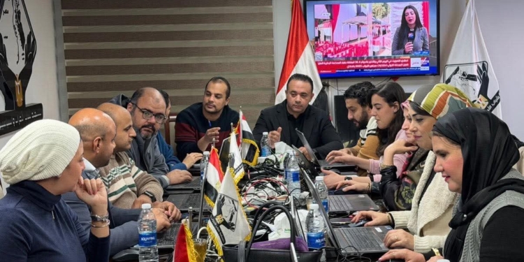 غرفة عمليات تنسيقية شباب الأحزاب والسياسيين