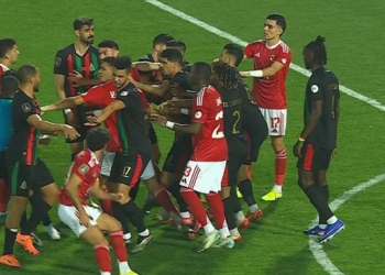 شغب الأهلي والجيش الملكي