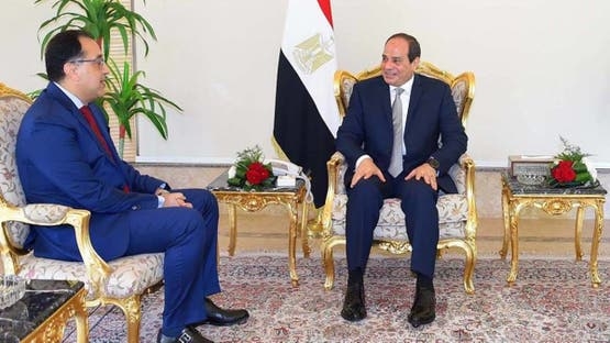 الرئيس السيسي ومصطفى مدبولي -أرشيفي