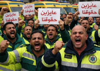 أعضاء هيئة الإسعاف المصرية - تصميم: فتحي ياسر
